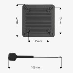 Caddx Walks nail Avatar HD Nano Kit V3 14cm Kabel 1080P/60fps 4:3 Native Sensor Eingebauter 32G Speicher 500mW Speicher RC FPV Racing
